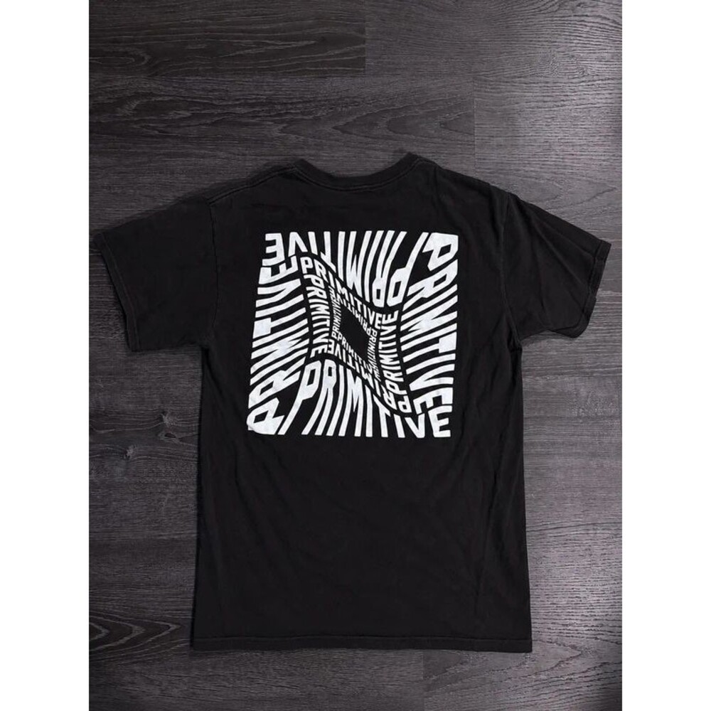 Men’s Primitive Dark Brown/Black T-Shirt Medium